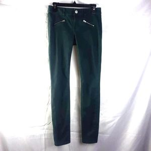 cabi jeans skinny moto Hunter Green jeans 2